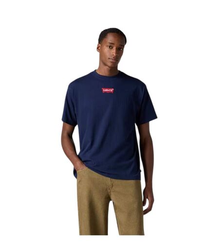 Mens Bold Logo Regular T-shirt Navy Levis