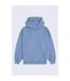 Womens/ladies Idol Drop Shoulder Hoodie Pale Blue Animal-1