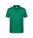 Polo Basic Homme Vert Irlandais James And Nicholson-1