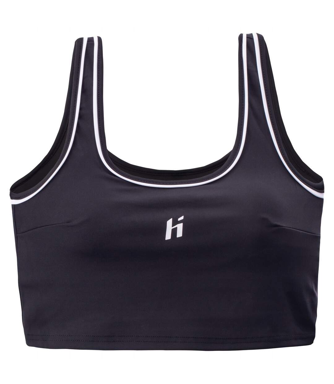 Womens/ladies Mone Sports Bra Black Huari-1