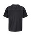 Unisex Adult Nino V Neck T-shirt Black SOLS-1