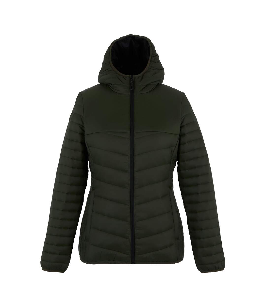 Veste Hybride Loft Lite Femme Kaki Foncé Noir Regatta-1