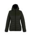Veste Hybride Loft Lite Femme Kaki Foncé Noir Regatta-1