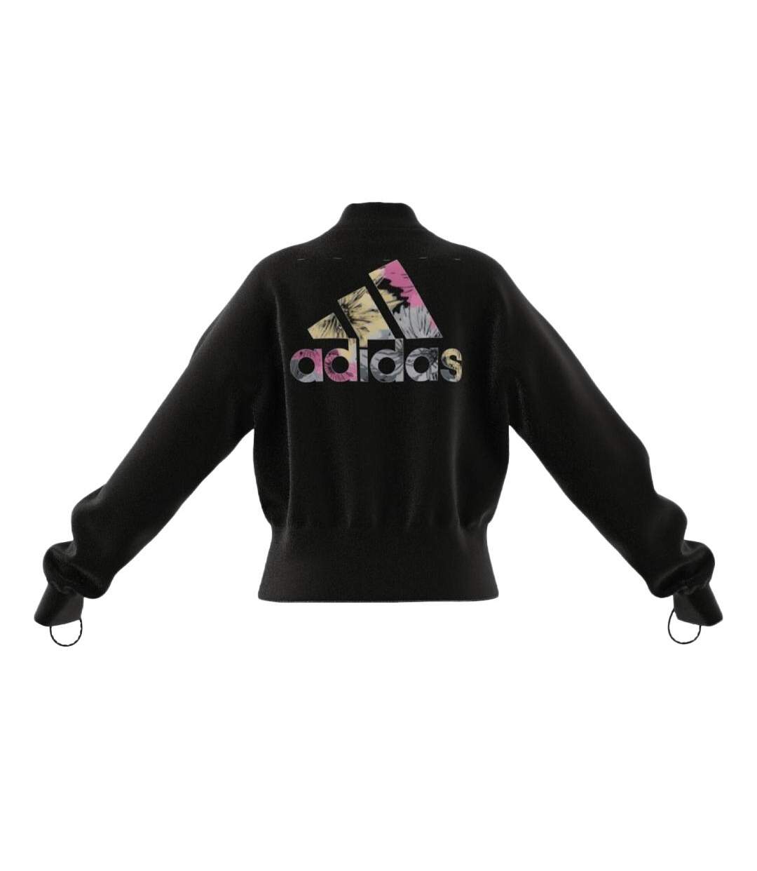 Veste Noire Femme Adidas Aop - L-2