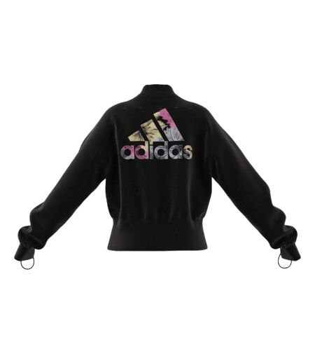 Veste Noire Femme Adidas Aop - L