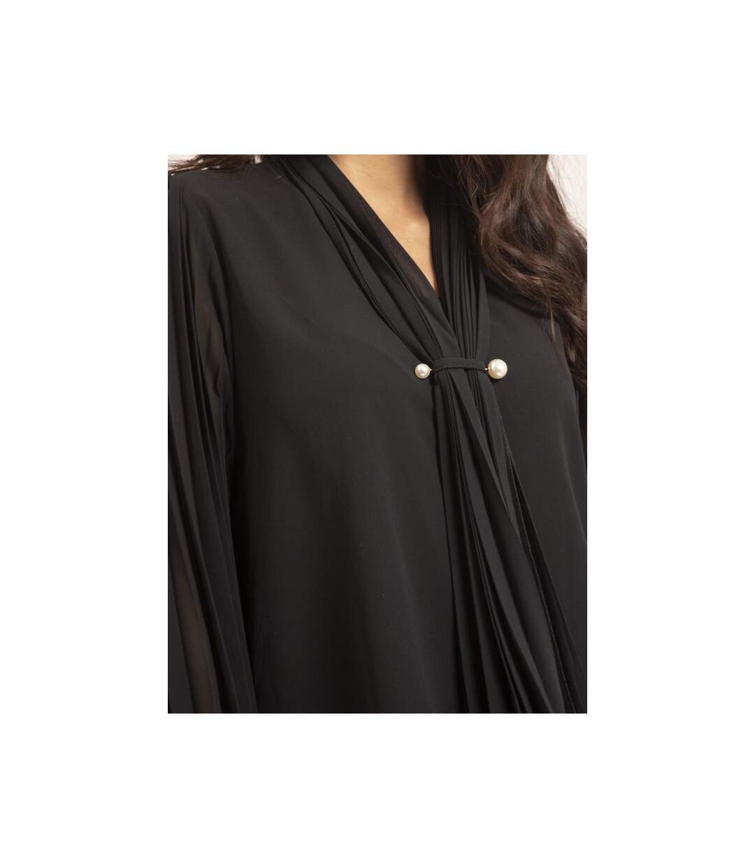 Blouse col châle OLINIE - Dona X Lisa-3