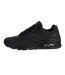 Mens Uno Synthetic Leather Trainers White Skechers-1