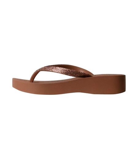 Tong Compensées à Enfiler Ipanema Mesh Chic Plat