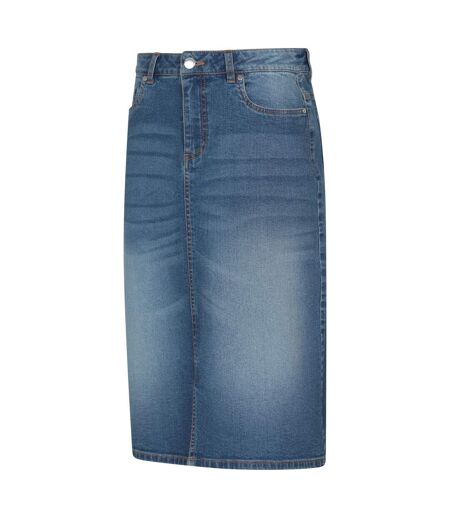 Womens/ladies ash denim a-line skirt denim blue Mountain Warehouse