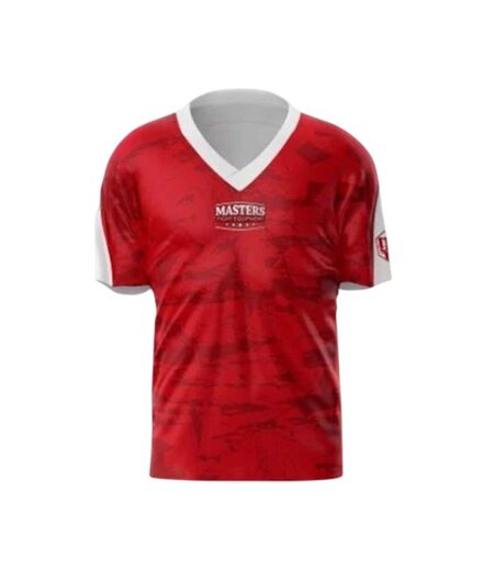 T-shirt Kickboxing Adulte Rouge Masters