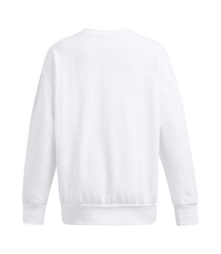 Sweat Essential Femme Blanc Noir Under Armour