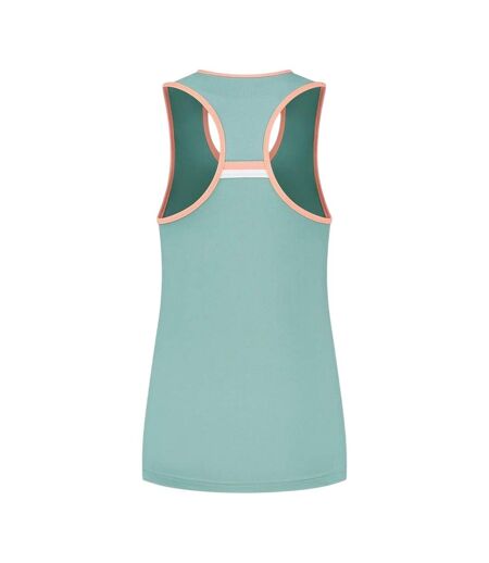 Womens/ladies Slim Sleeveless Tank Top Blue K-Swiss