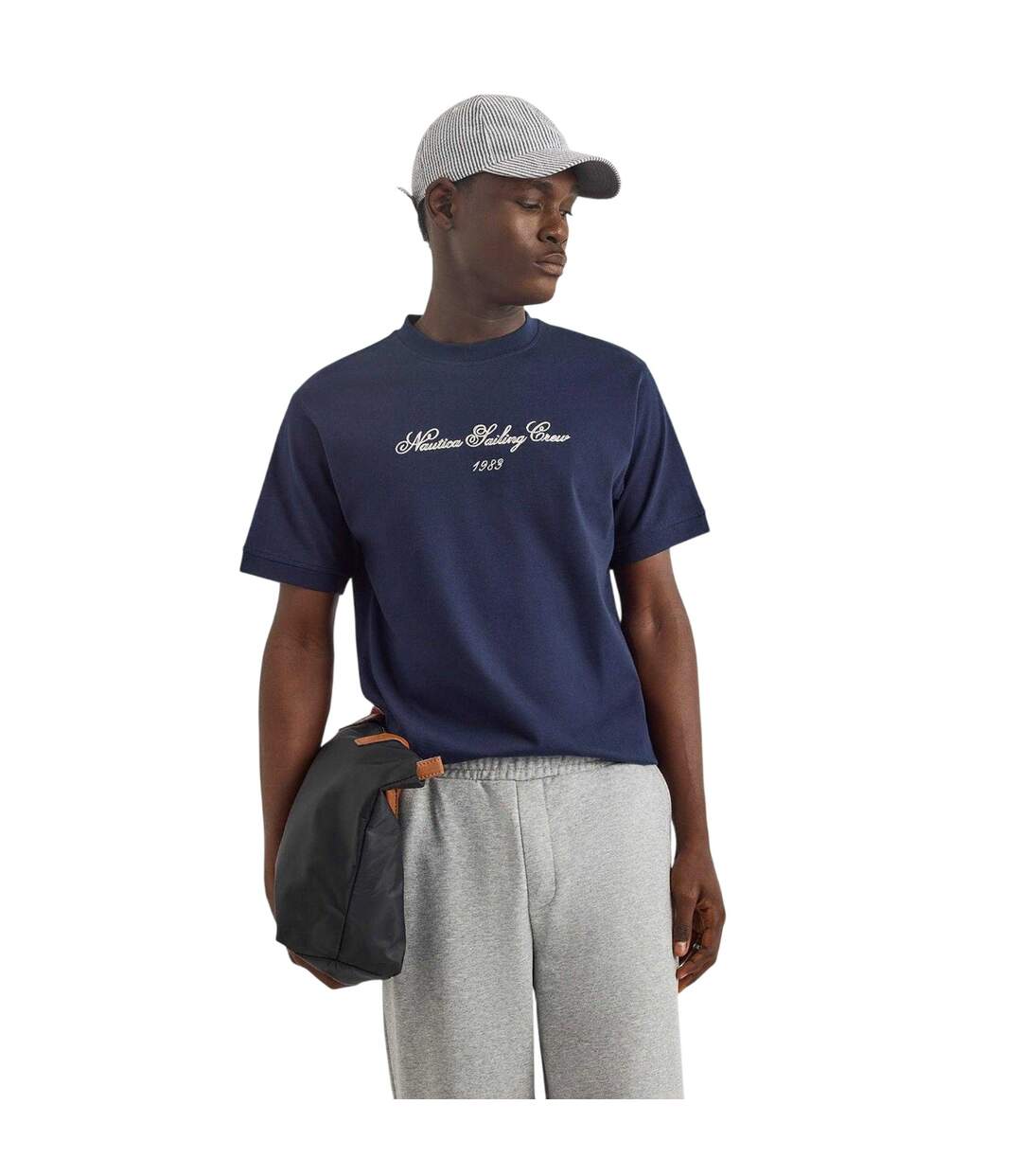 T-shirt Knors Homme Bleu Marine Foncé Nautica-1