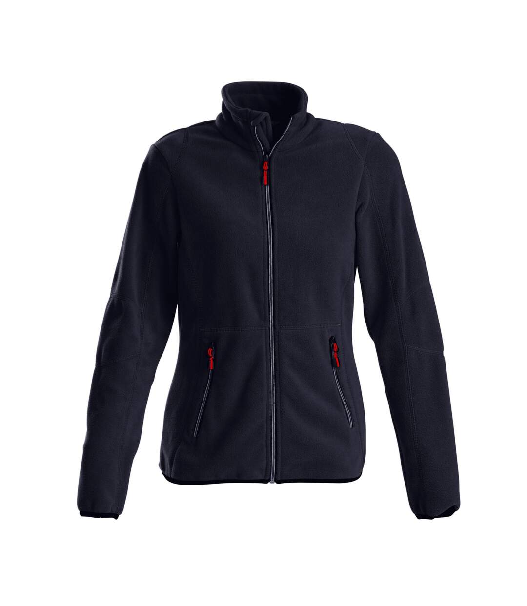 Womens/ladies Speedway Fleece Jacket Dark Navy Printer-1