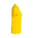 Womens/ladies Plain Polo Shirt Lemon Clique-4