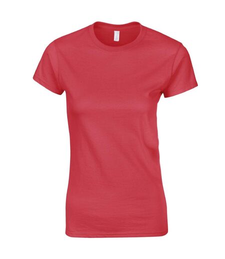 Gildan Ladies Soft Style Short Sleeve T-Shirt (Antique Cherry Red) - UTBC486