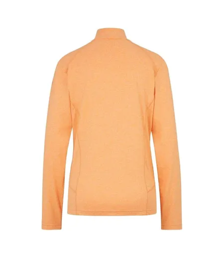 Womens/ladies Jenita Half Zip Raglan Sweatshirt Orange Ziener