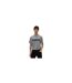T-shirt Motif/style Logo Contrasté Dulivio Homme Gris Noir Hugo-1
