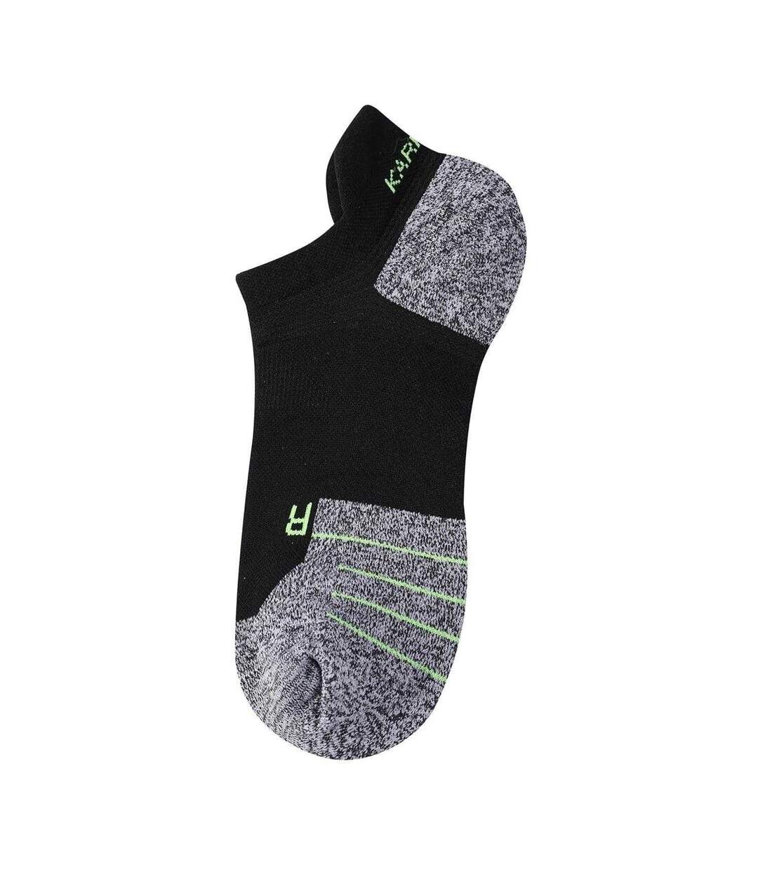 Womens/ladies Logo No-show Socks Black Karrimor-2