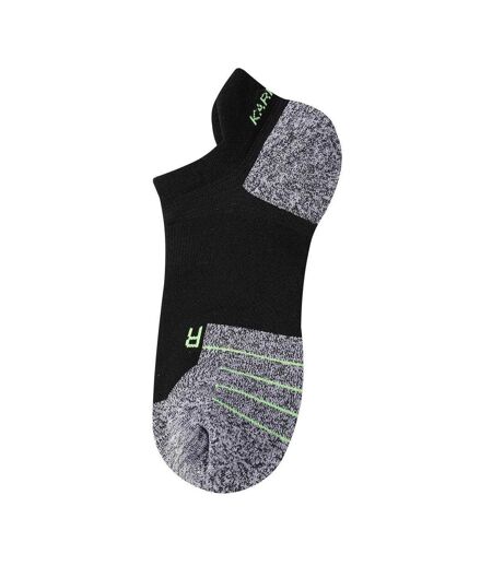 Womens/ladies Logo No-show Socks Black Karrimor