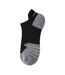 Womens/ladies Logo No-show Socks Black Karrimor-2