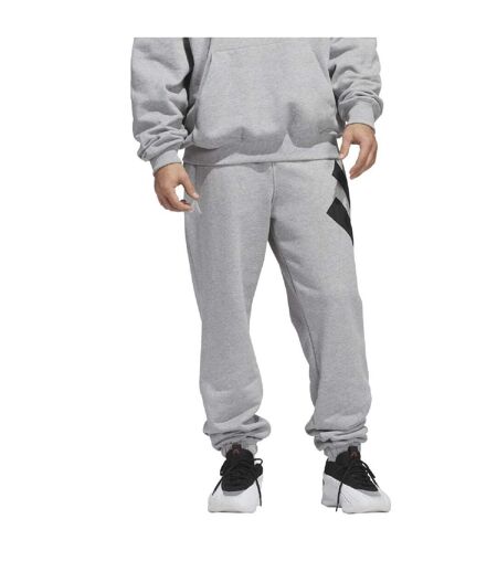 Mens Anthony Edwards Tracksuit Bottoms Grey Adidas