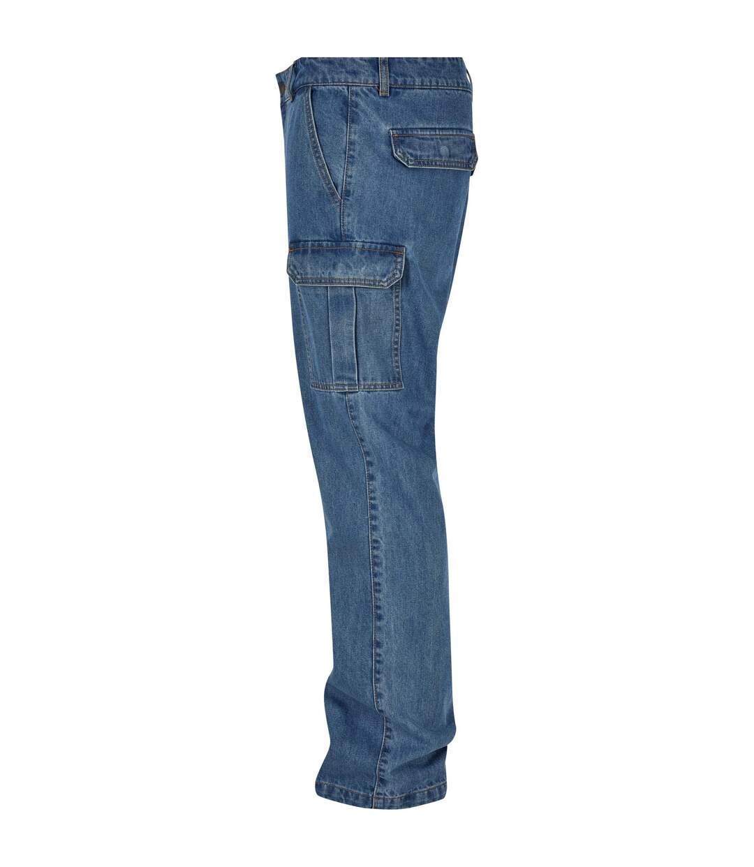 Jean À Poches Homme Bleu Clair Délavé Urban Classics-3