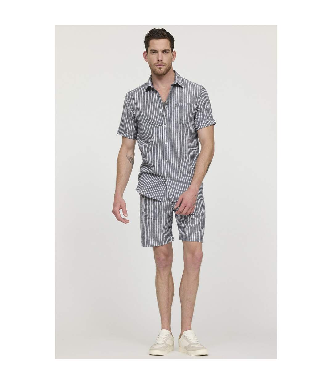 Chemise manches courtes coton regular DOULY MC-4
