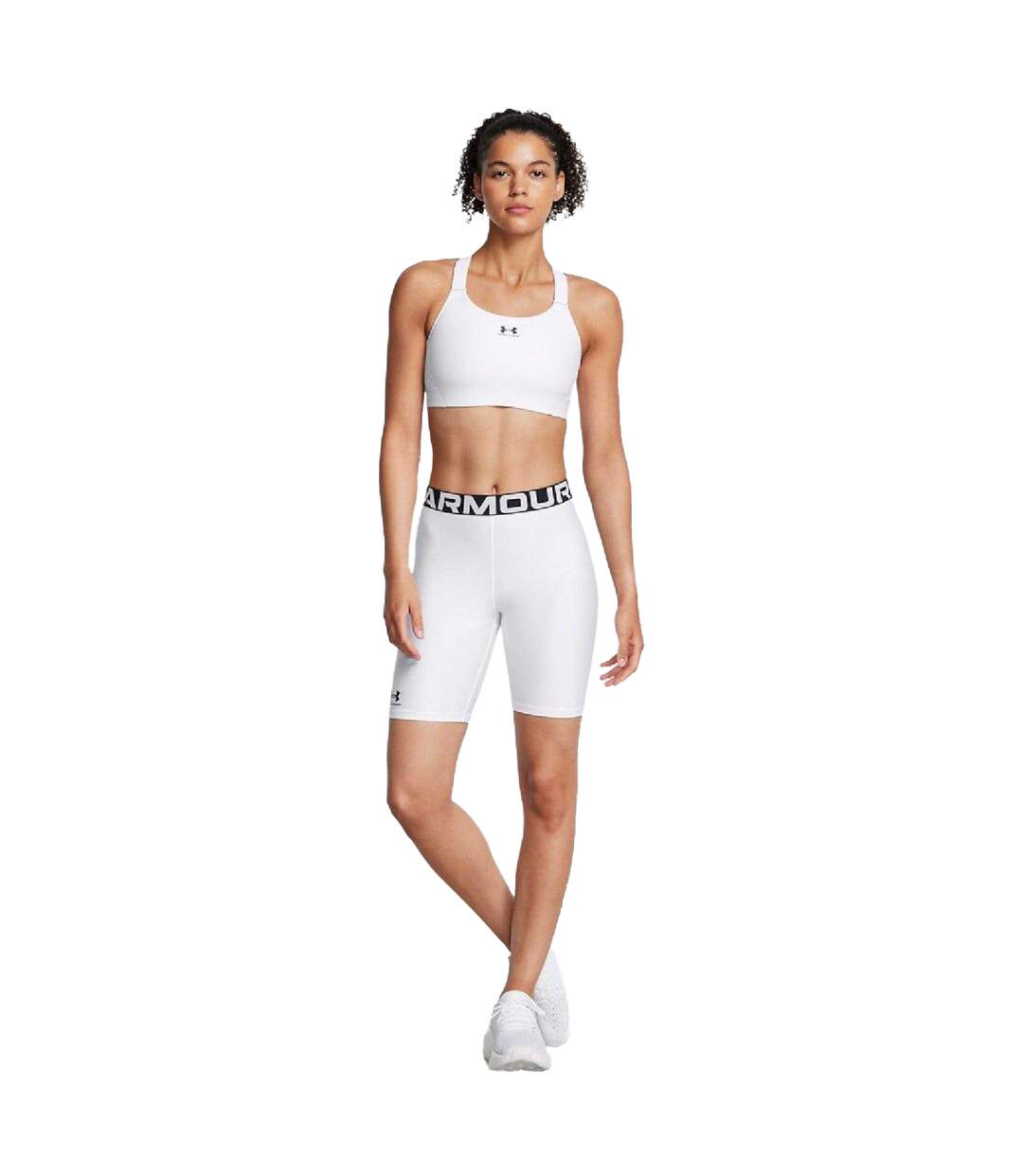 Short Heatgear Femme Blanc Under Armour-1