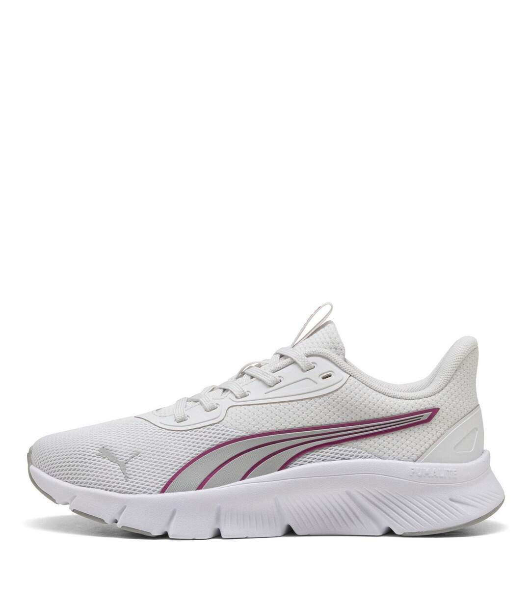 Womens/ladies Cushioned Trainers Grey Pink Puma-2