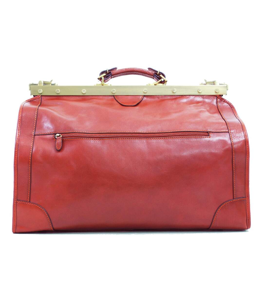 Katana - Sac de voyage en cuir Doctor Bag - rouge - 2103-2