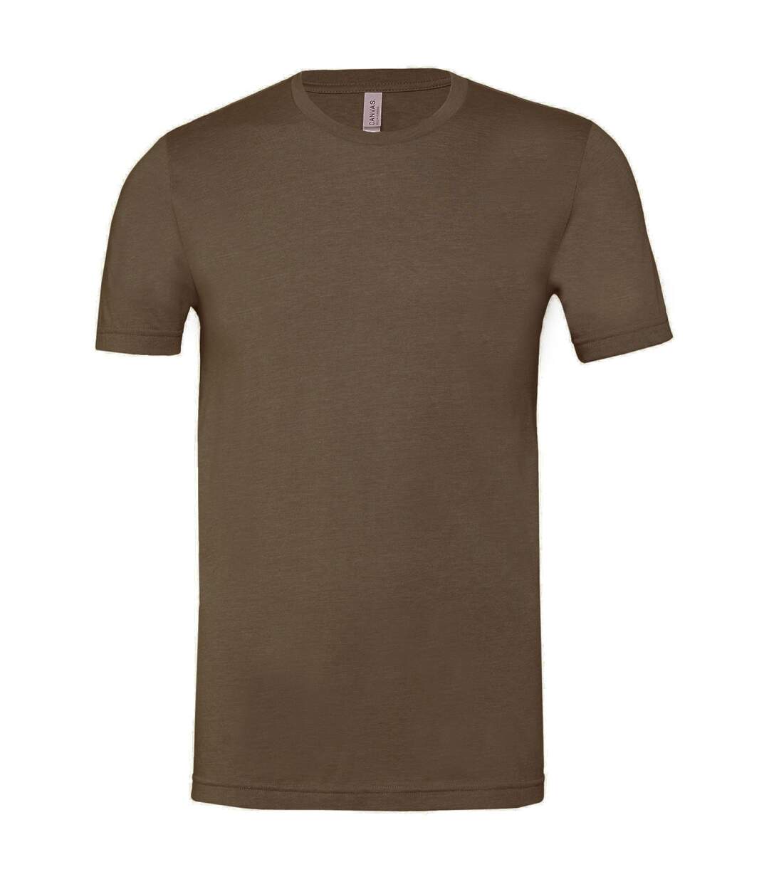 T-shirt adulte marron chiné Bella + Canvas