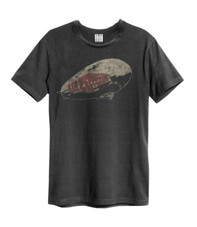 T-shirt retro blimp adulte charbon Amplified