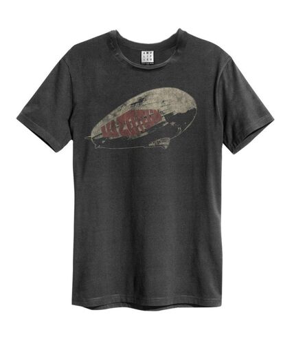 T-shirt retro blimp adulte charbon Amplified