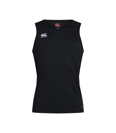 Mens Club Dry Tank Top Black Canterbury