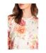 Haut Manches Longues Motif/style Floral Femme Beige Rose Orange PJ Salvage-4