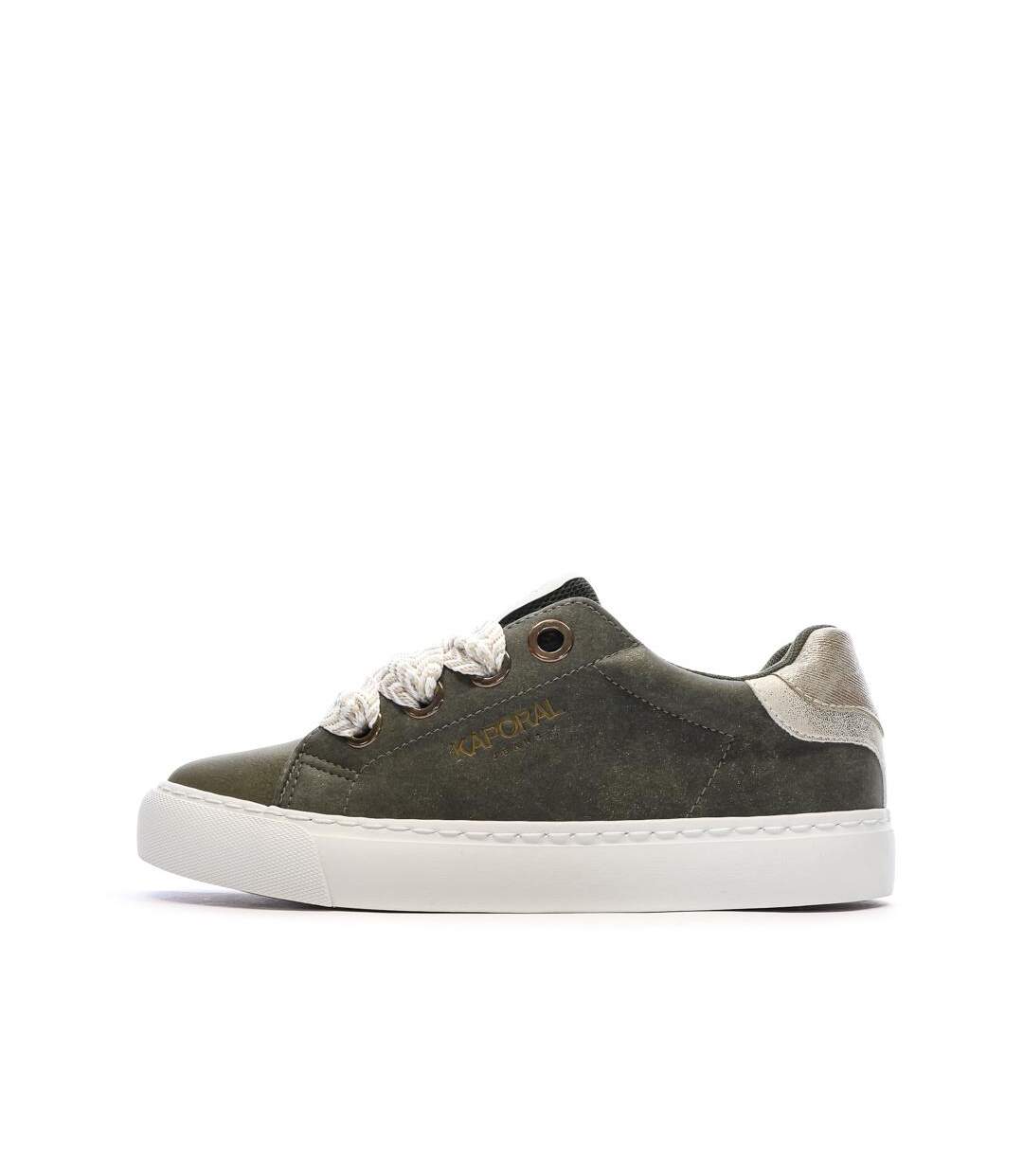 Baskets kaki femme kaporal severine-1