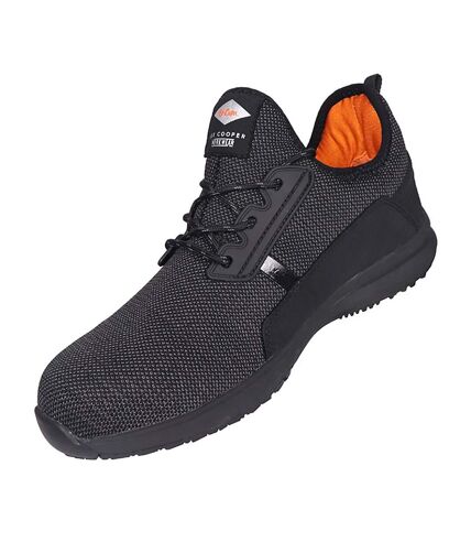 Unisex adult safety trainers black Lee Cooper