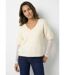 Pull chaud 2 en 1 avec manches dentelle-1