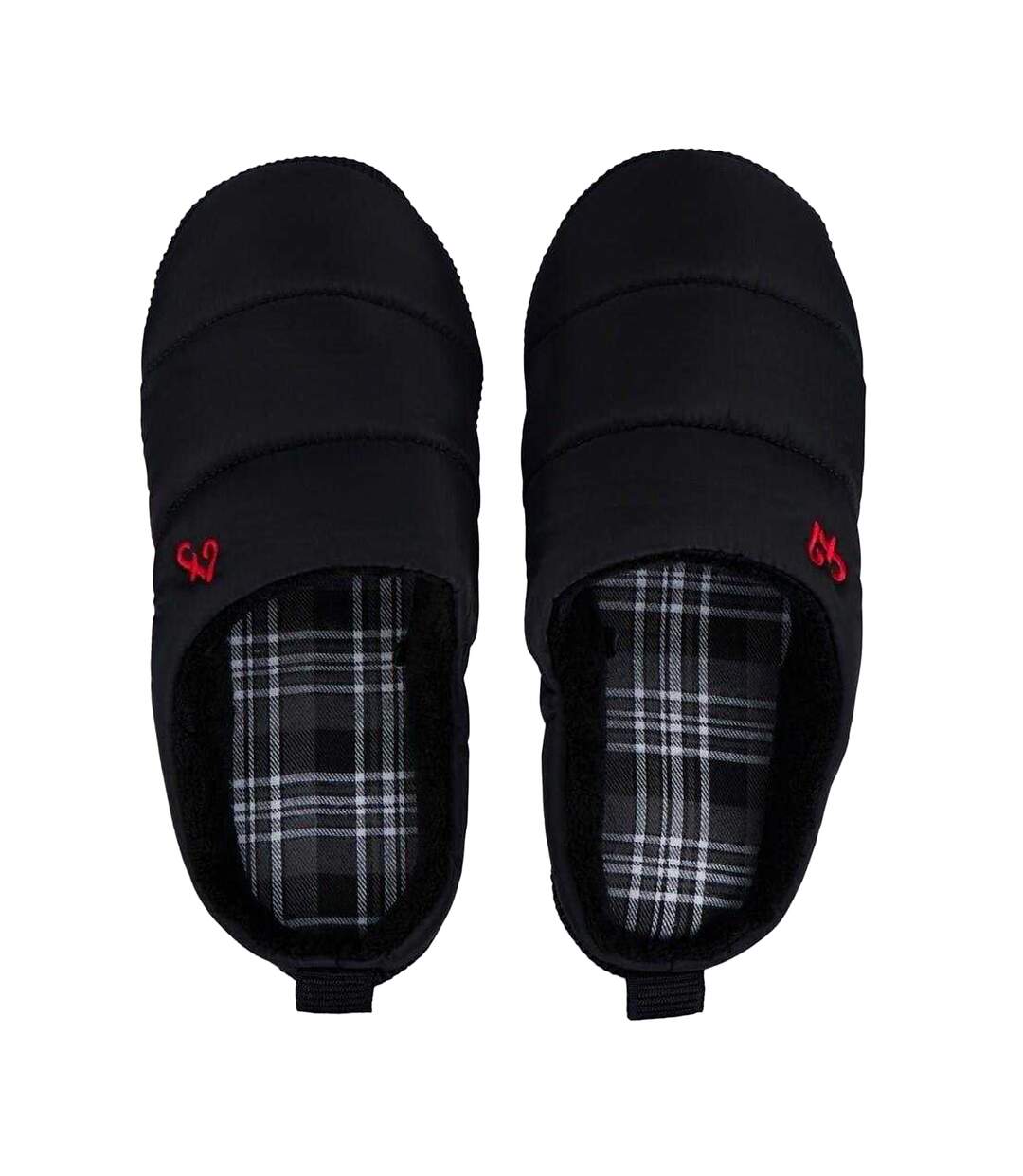 Chaussons Mules Homme Noir Farah-3