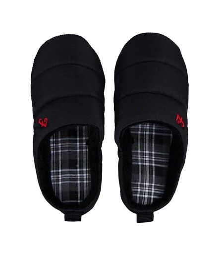 Chaussons Mules Homme Noir Farah