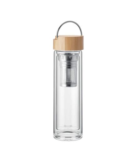 Batami glass double wall 400ml water bottle one size transparent MidOcean