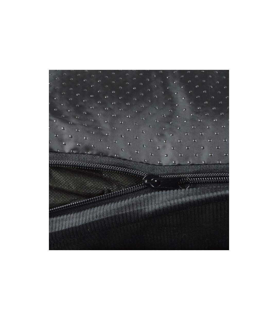 Coussin Rectangle Chien & Chat Velours Crafty 80cm Noir-4