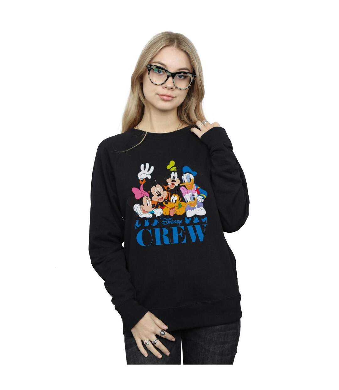 Disney Sweatshirt Mickey Mouse Disney Friends - Femmes/Dames (Noir) - UTBI27607-2