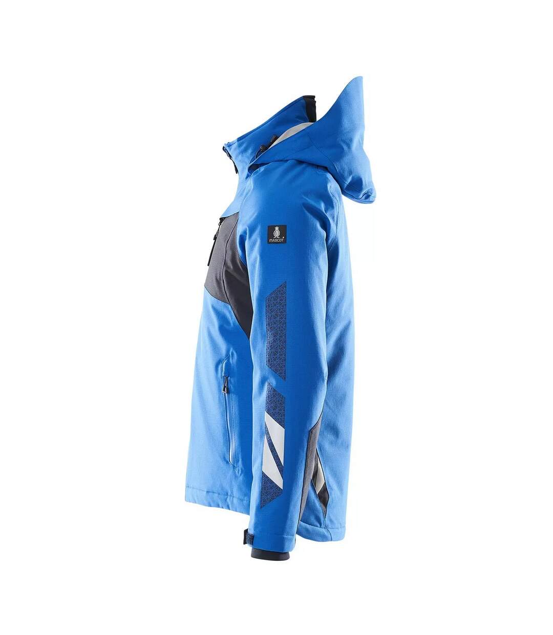 Mens Accelerate Cli Jacket Azure Blue Dark Navy Mascot-3