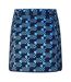 Womens/ladies Houndstooth Golf Skort Purple Puma-2