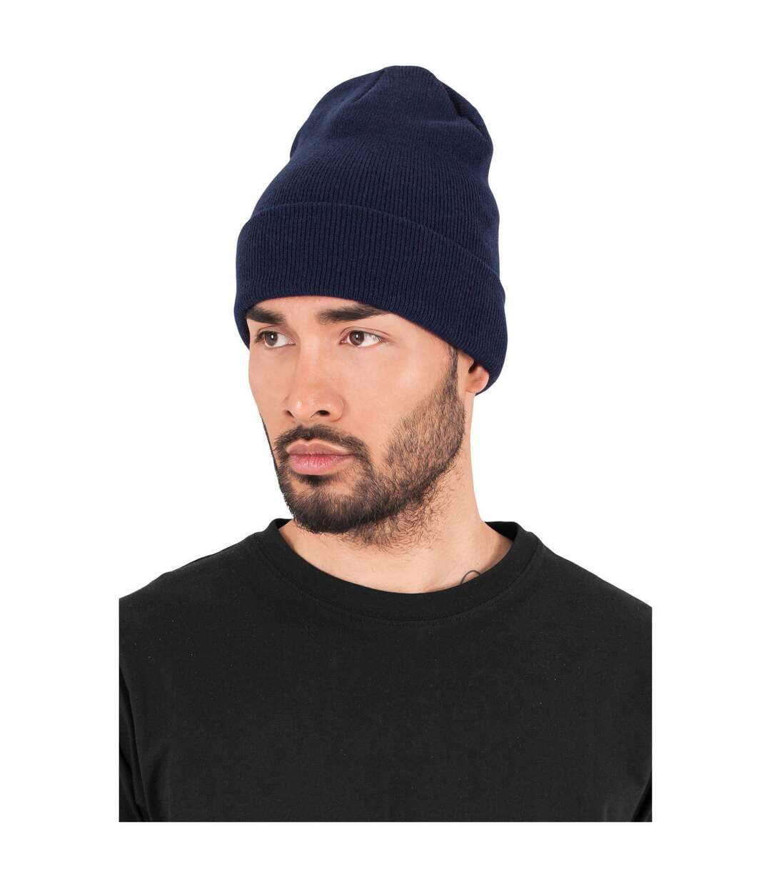 Flexfit Unisex Long Knit Beanie (Navy) - UTPC3719