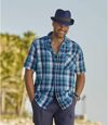 Men's Navy Dual-Color Summer Hat Atlas For Men