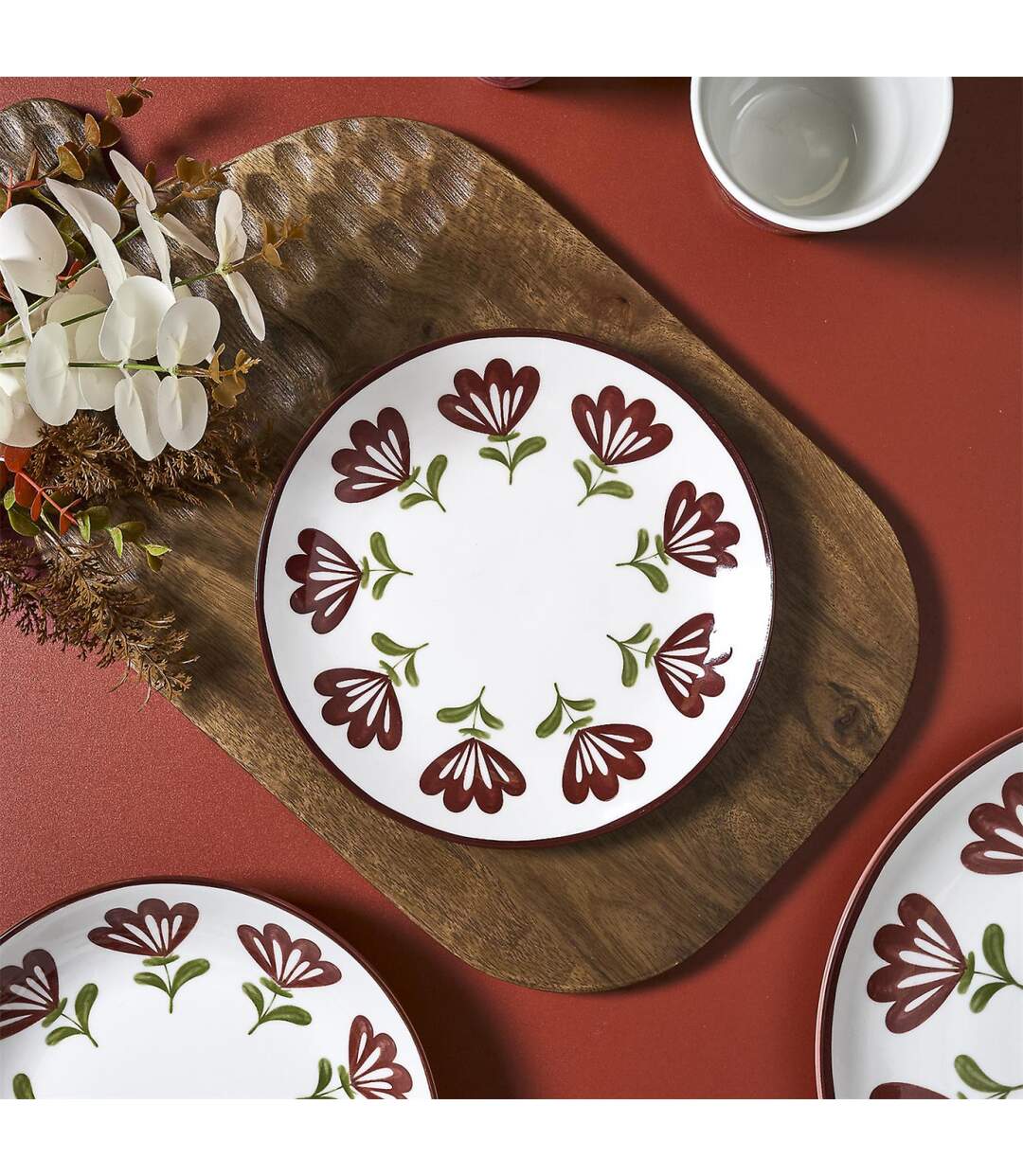 Lot de 6 Assiettes à Dessert Edith 19cm Multicolore-3