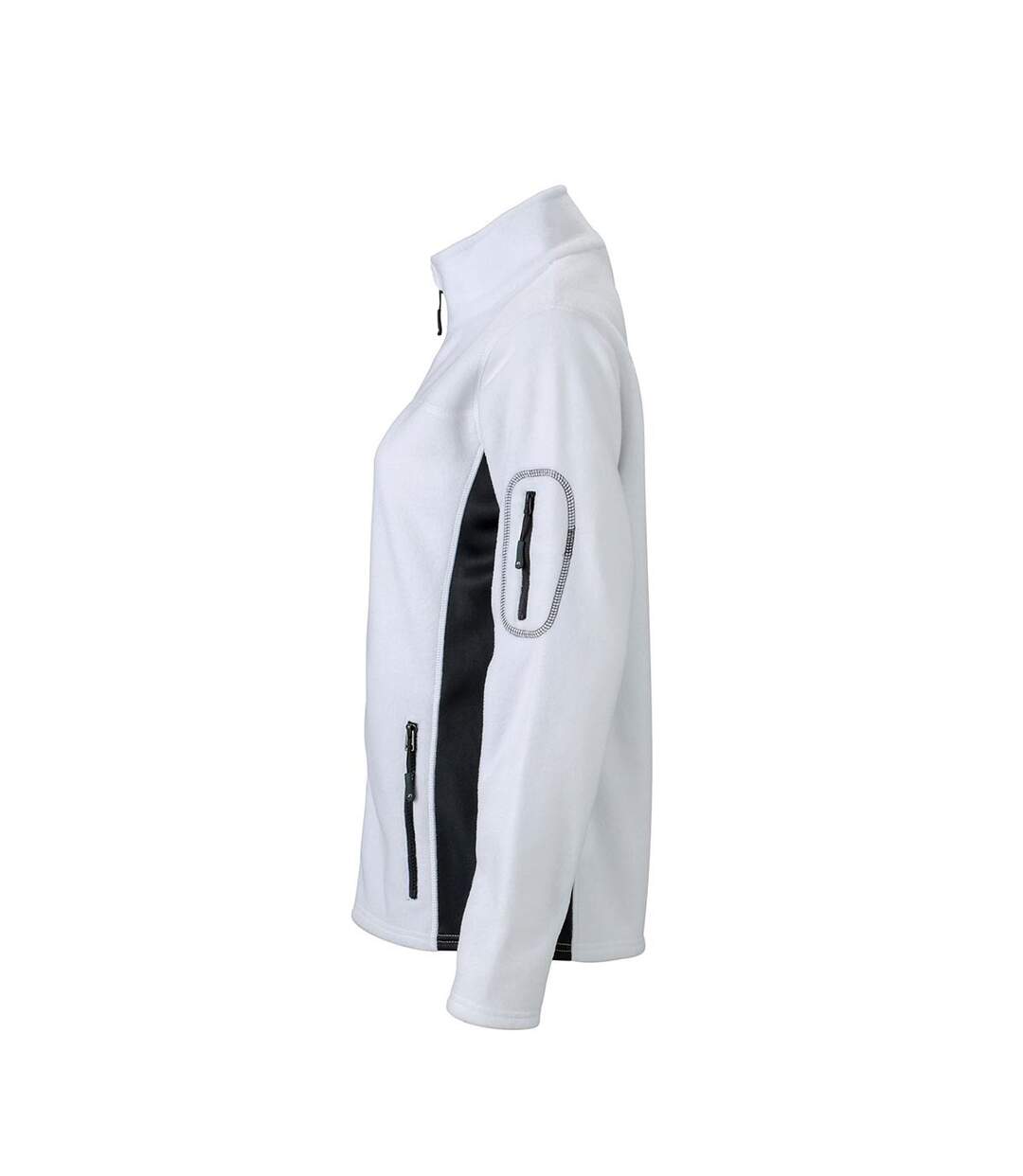 Veste Polaire Strong Femme Blanc Carbone James And Nicholson-3